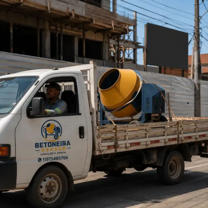 Serviço de entrega e retirada de betoneiras em Osasco